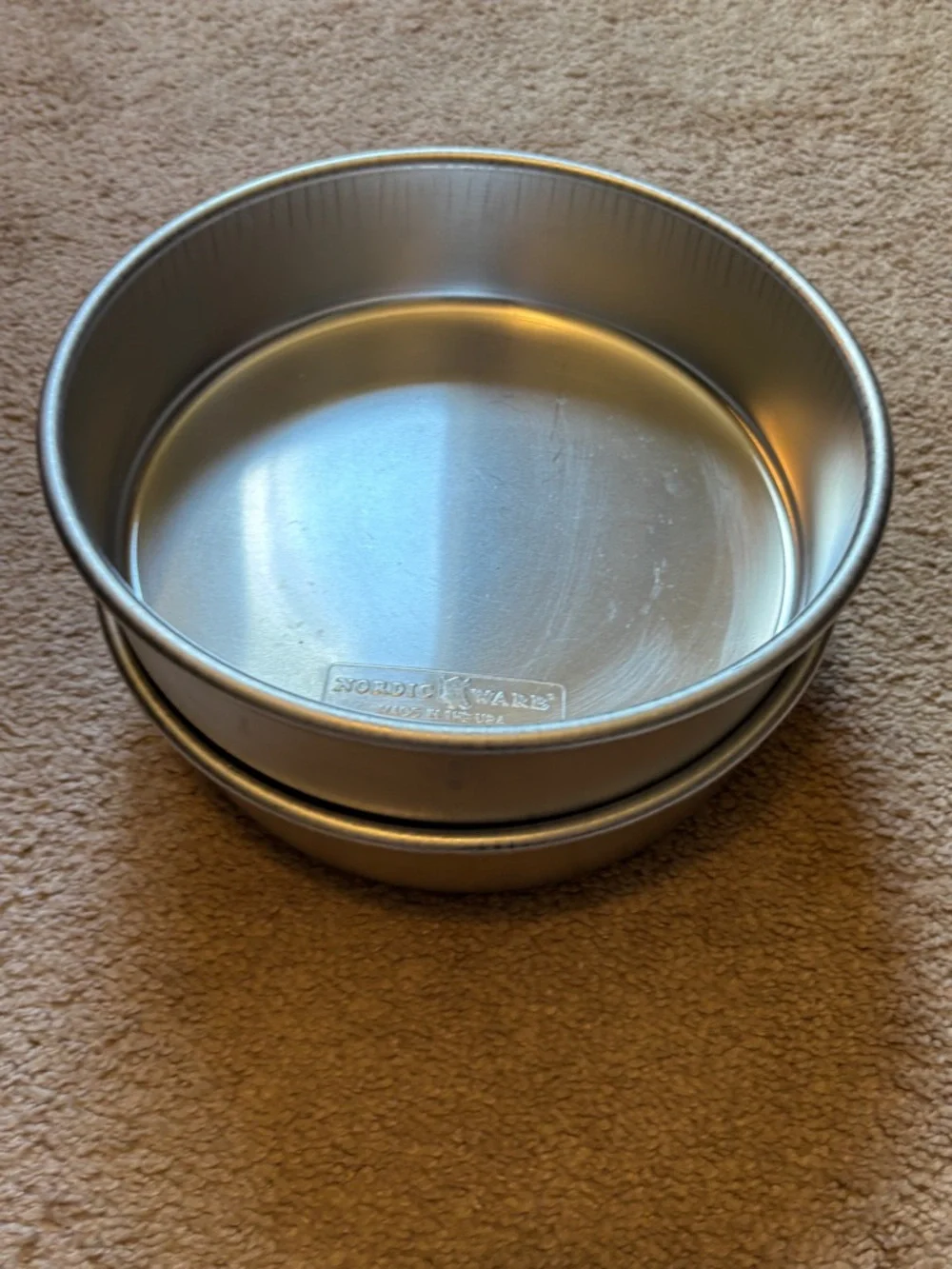 Nordic Ware Silver Round Baking Pans Set of 2